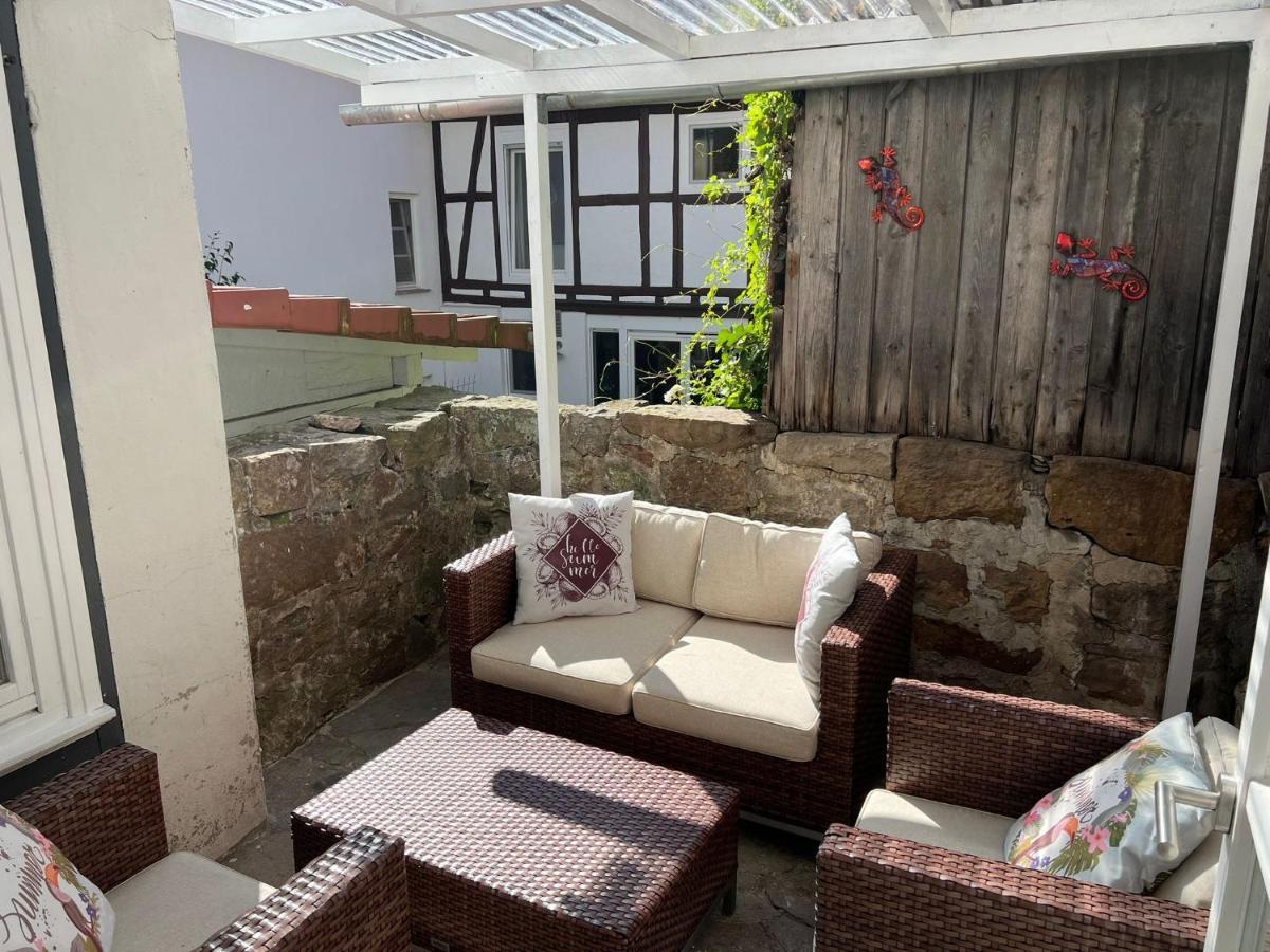 Ferienwohnung Burgsitz Spangenberg Buitenkant foto